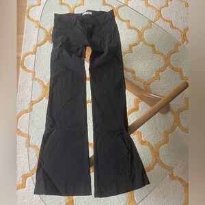 Form Fitting Black Pant